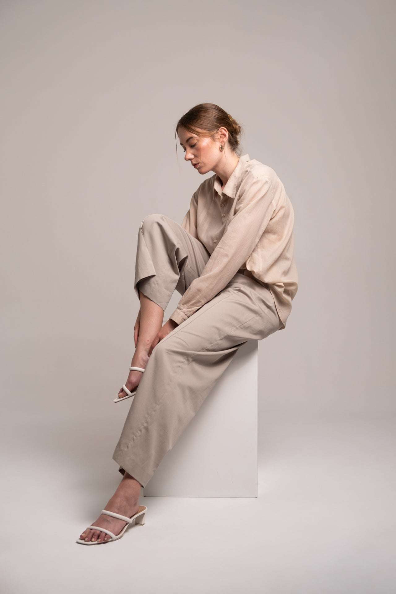 Pantalón de tiro alto - EParshutova